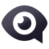 👁️‍🗨️ eye in speech bubble display on JoyPixels